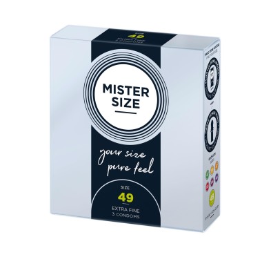 MISTER SIZE 49mm Condoms 3pcs